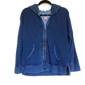Lucky Brand Blue Indigo Lightweight Hoodie